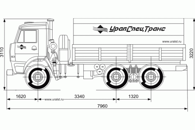 Бортовой Камаз 43114-025-15