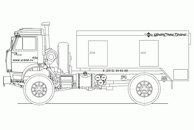 УМП-350 Камаз 43502