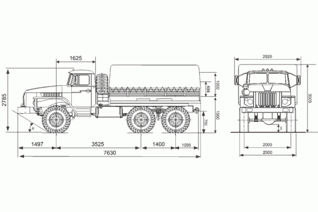 Бортовой Урал 4320-0110-31