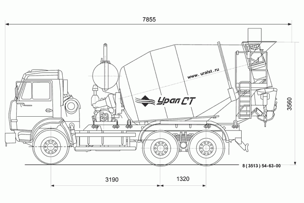 АБС 6ГП УСТ 5453 Камаз 65115-48(А5)