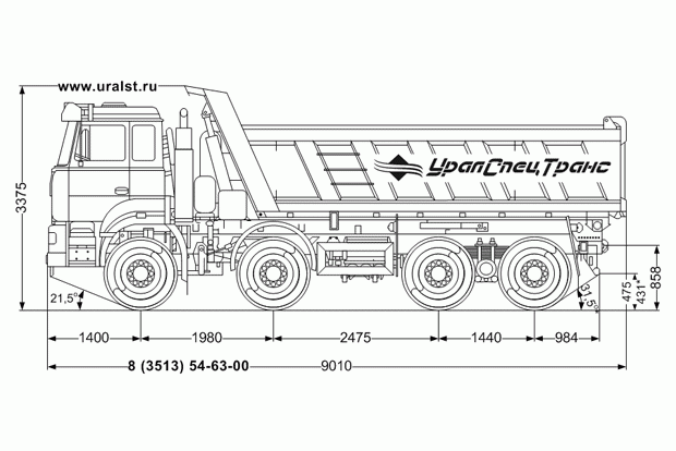 Самосвал Урал 583106 (6563-1010)