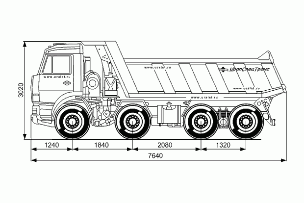 Самосвал Камаз 6540-018-62