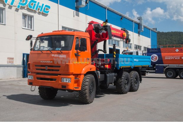 Бортовой с КМУ ИТ-180 (тросовый) УСТ 5453 Камаз 43118 5м
