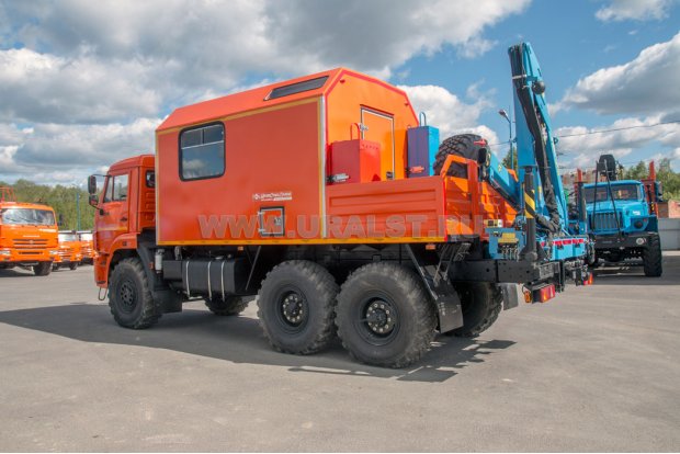 Камаз ПАРМ с КМУ ИМ-55