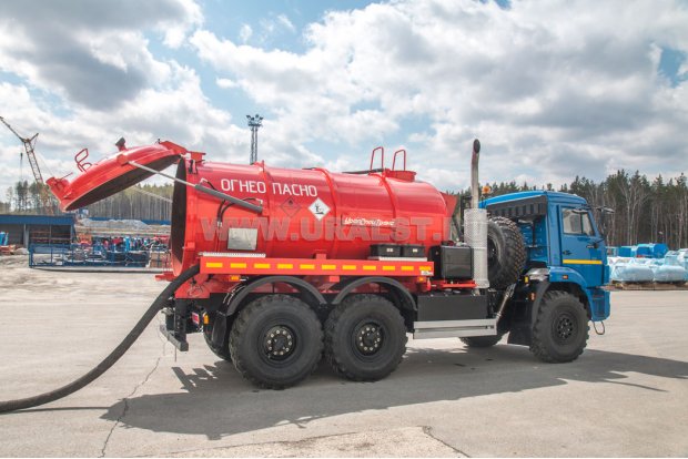 Автоцистерна АКНС-10 на шасси Камаз 43118-3027-46