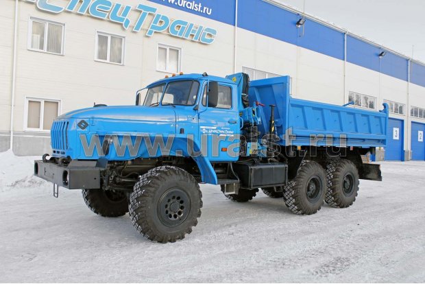 Самосвал с КМУ ИМ-55 УСТ 54536S Урал 55571