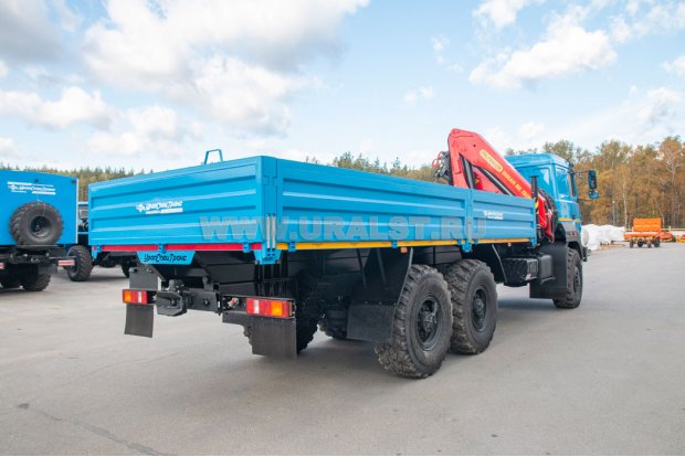 Автомобиль бортовой Урал 4320-80М с КМУ ИМ-150N