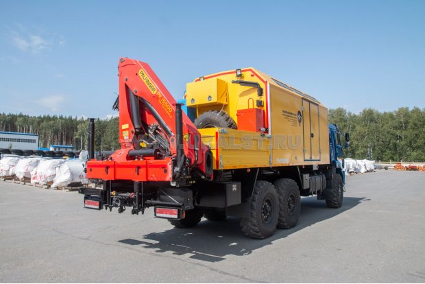 ПАРМ с КМУ PK-15500А УСТ 5453 Камаз 43118