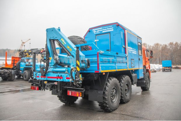 АРОК с КМУ ИМ-55 УСТ Камаз 5350-66(D5)