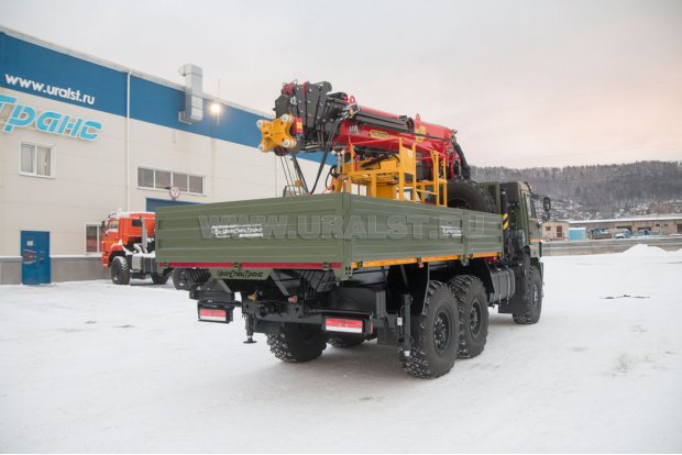 Бортовой с КМУ ИТ-200 (тросовый, люлька, бур) УСТ 5453 Камаз 43118