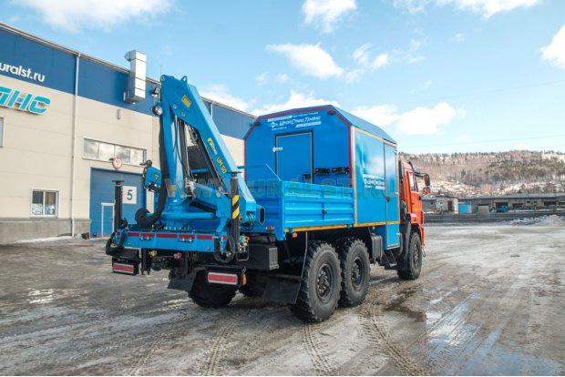 АРОК с КМУ ИМ-55 УСТ 5453 Камаз 43118-3027-50