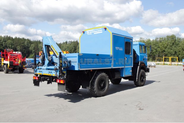 ГПА 6+2 откр. с КМУ ИМ-55 УСТ 5453 Урал 43206-4151-79