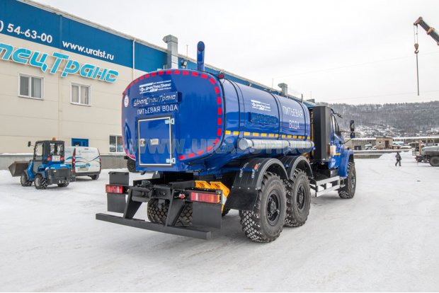 Автоцистерна АЦПТ-10НО УСТ 5453 Урал NEXT 4320-16А36 насос, обогрев