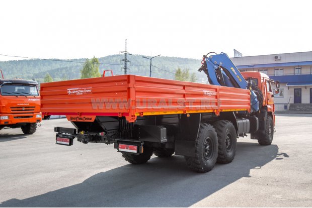 Бортовой автомобиль с КМУ ИМ-180 УСТ 5453 Камаз 43118