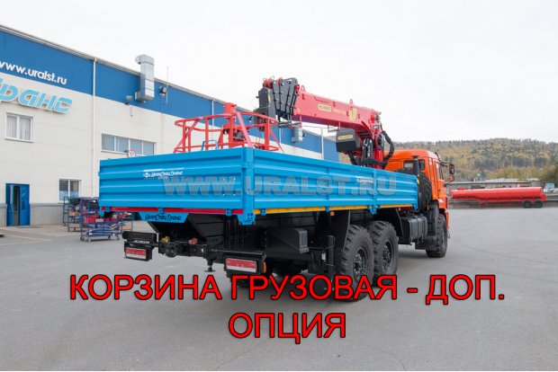 Бортовой автомобиль с КМУ ИТ-200 (тросовый) УСТ 5453 Камаз 43118-50 сп. м.