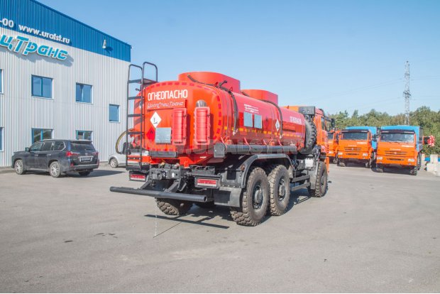 Автотопливозаправщик АТЗ-16-2 УСТ 5453 Камаз 65224-53 сп.м. СЖ-40, боковой УВТ доработка под ДОПОГ