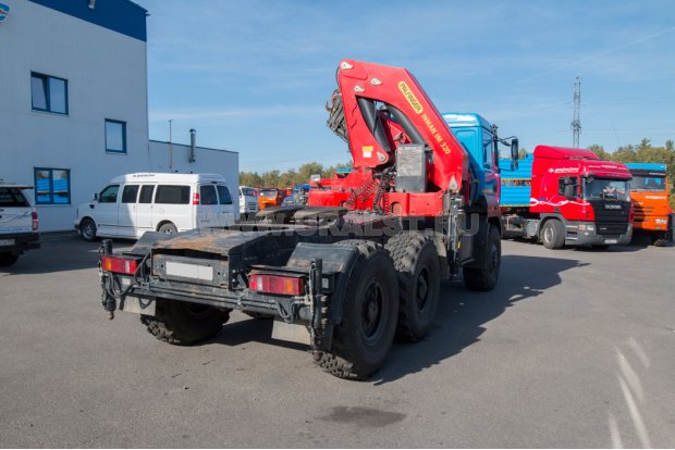 Седельный тягач с КМУ ИМ-320-04 УСТ 5453 Урал 44202-82Е5 (б/у 2020 г.в.)