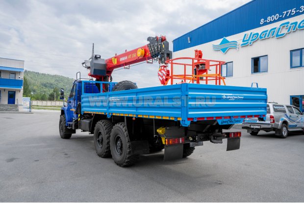 Автомобиль бортовой с КМУ ИТ-150 (тросовый) УСТ 5453 Урал NEXT 4320-72Е5