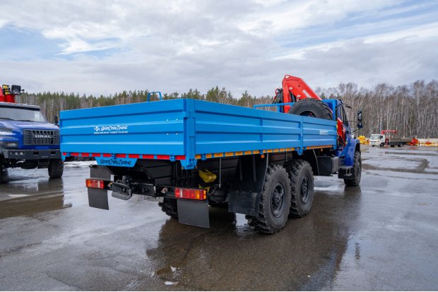 Бортовой автомобиль с КМУ ИМ-150N УСТ 5453 Урал NEXT 4320-6952-72Е5И06М33