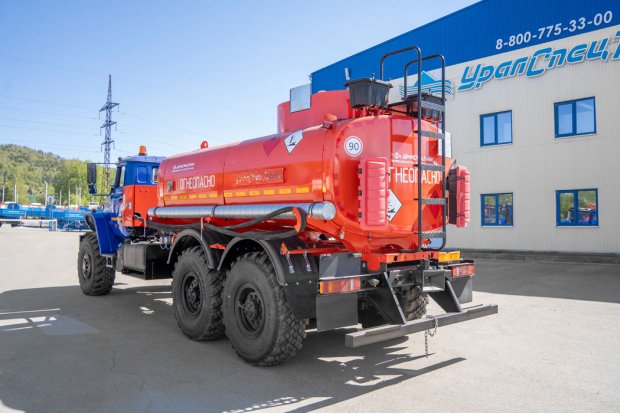 Автотопливозаправщик АТЗ-10Б УСТ 5453 Урал 4320-1951-60 доработка под ДОПОГ, УВЭОС
