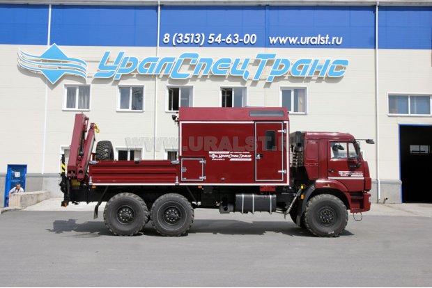 ПАРМ с КМУ ИМ-95 УСТ 5453 Камаз 43118