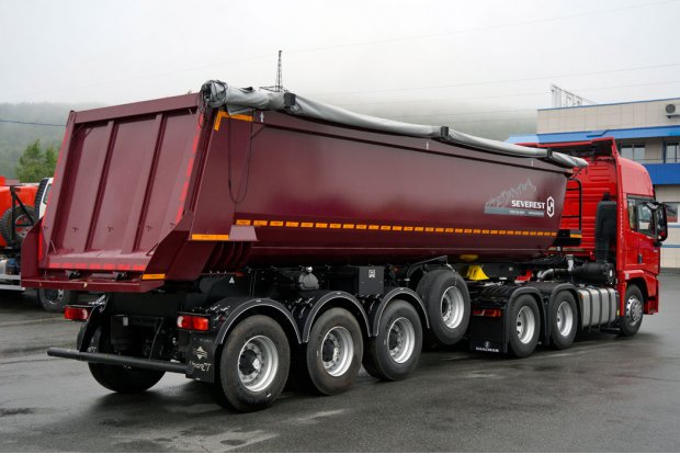 Седельный тягач SHACMAN (ШАКМАН) SX42584V324+ППС 34-32Л BPW SEVEREST 