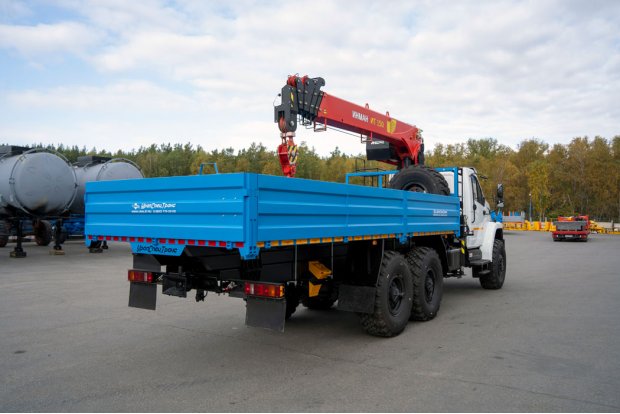 Бортовой с КМУ ИТ-150 (тросовый) УСТ 5453 Урал NEXT 4320-72Е5