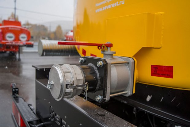 Трубопровод с БРС, кран шаровый