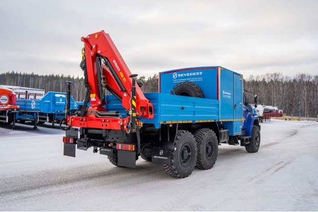 Грузопассажирский автомобиль ГПА 6+2 откр. с КМУ ИМ-95