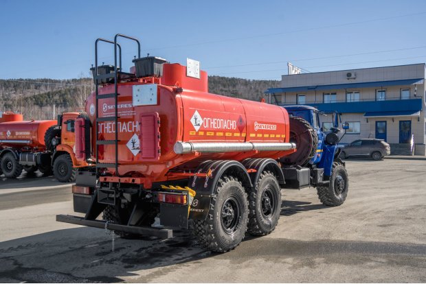 Автотопливозаправщик АТЗ-10Б УСТ 5453 Урал 4320-1951-60 доработка под ДОПОГ, УВЭОС