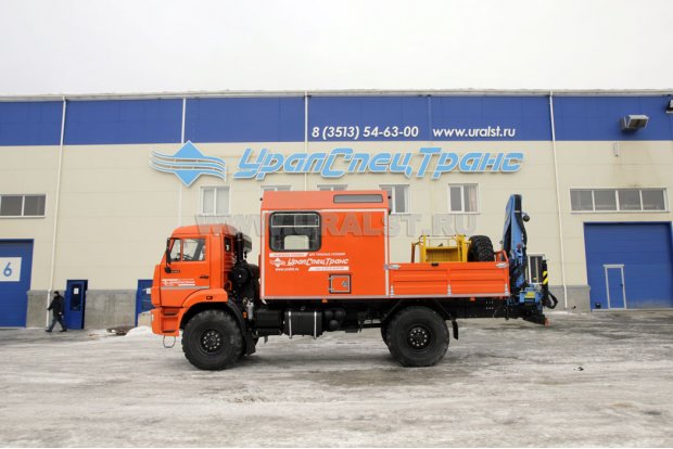 АРОК с КМУ ИМ-55 УСТ 5453 Камаз 43502