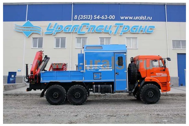 Камаз АРОК 43118-46 с КМУ Palfinger