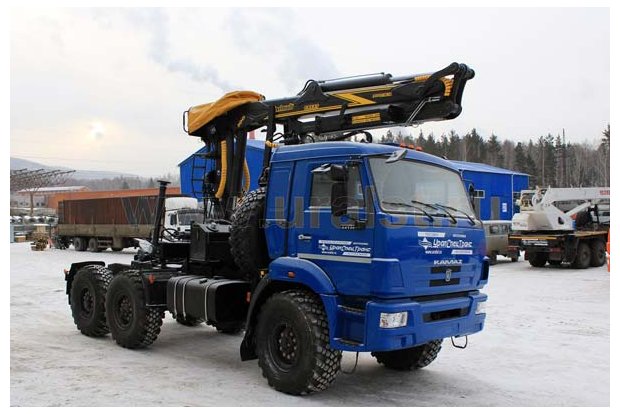 Седельный тягач Камаз с ОМТЛ-97