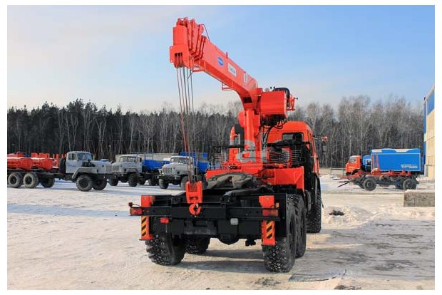 Седельный тягач с КМУ KS-1256G-II УСТ 5453 Камаз 53504-46 (44108)