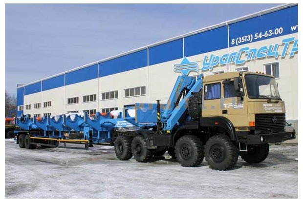 Седельный тягач с КМУ ИМ-180 УСТ 5453 Урал 532362-1151-70