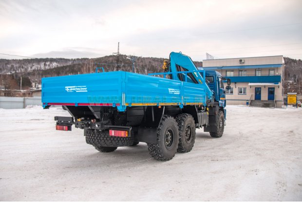 Бортовой автомобиль с КМУ ИМ-150 УСТ 5453 Камаз 43118