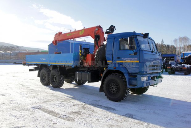 Бортовой с КМУ ИТ-150 (тросовый) УСТ 5453 Камаз 43118