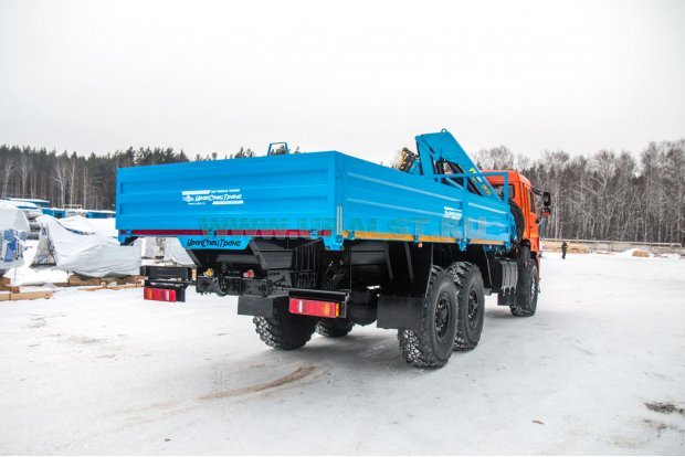Бортовой автомобиль Камаз с КМУ ИМ-95