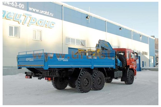 Бортовой Камаз с КМУ ИМ-150