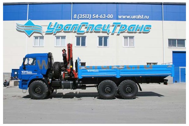Бортовой с КМУ PK-23500А УСТ 5453 Камаз 43118 (Cummins)