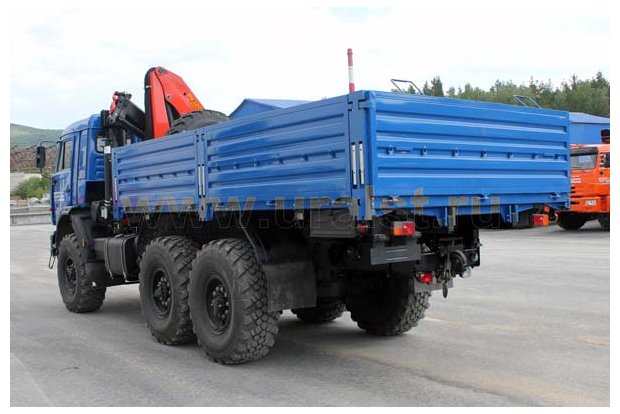Бортовой с КМУ PK-12000А УСТ 5453 Камаз 5350