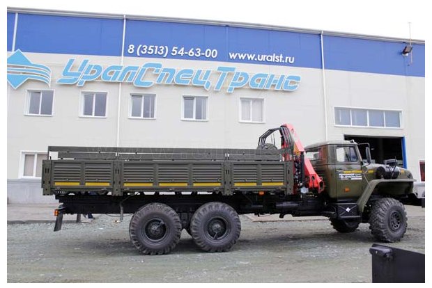 Бортовой с КМУ PK-8500A УСТ 5453 Урал 4320-1951-60