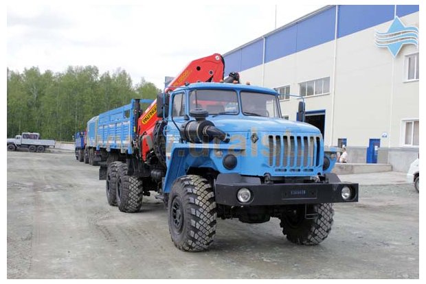 Бортовой с КМУ PK-18500А УСТ 5453 Урал 4320-1951-60