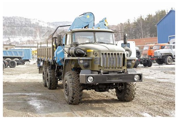 Бортовой с КМУ ИМ-150 Урал 4320