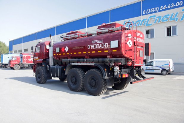 Автотопливозаправщик АТЗ-16-2 УСТ 5453 Камаз 65224-53 доработка под ДОПОГ
