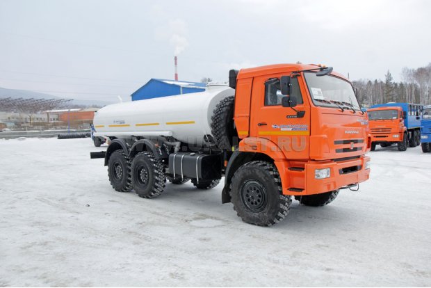АЦПТ-9,5 с насосом, обогрев насоса от выхлопных газов, Камаз 43118, сп.м.