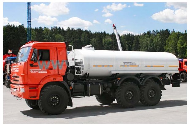 АЦПТ-9,5Т с насосом, подогревом насосного отсека ТЭН, Камаз 43118, сп.м.