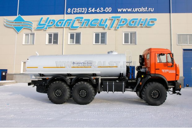 АЦПТ-9,5 нерж/нерж с насосом Камаз 43118