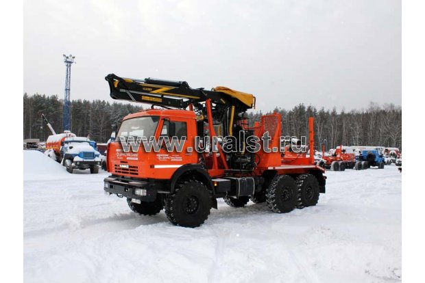 Лесовоз с ГМ ОМТЛ-97 Камаз 43118