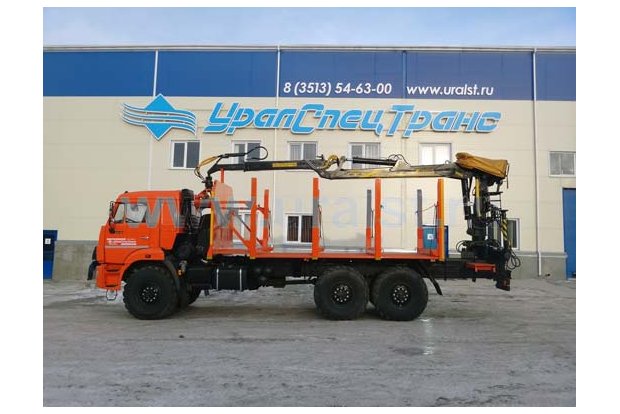 Сортиментовоз с ОМТЛ97 Камаз 43118-50 ГМ задний свес